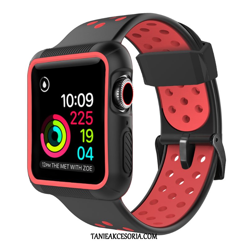 Etui Apple Watch Series 1 Ochraniacz Tendencja Anti-fall, Futerał Apple Watch Series 1 Czarny Sportowe Bicolored