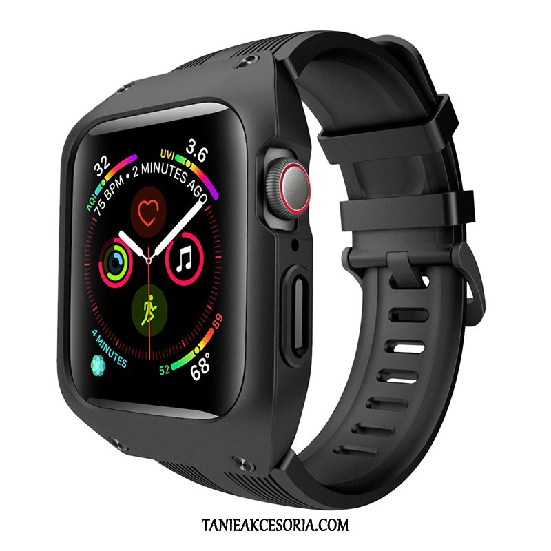 Etui Apple Watch Series 1 Osobowość All Inclusive Silikonowe, Obudowa Apple Watch Series 1 Modna Marka Czarny Zielony