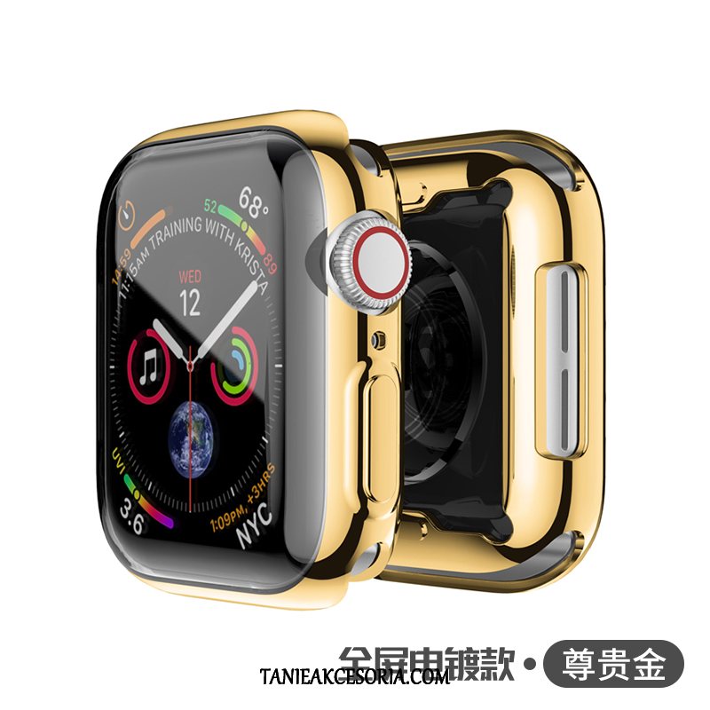 Etui Apple Watch Series 3 Złoto Każdego Dnia Metal, Futerał Apple Watch Series 3 Ochraniacz Poszycie Przezroczysty