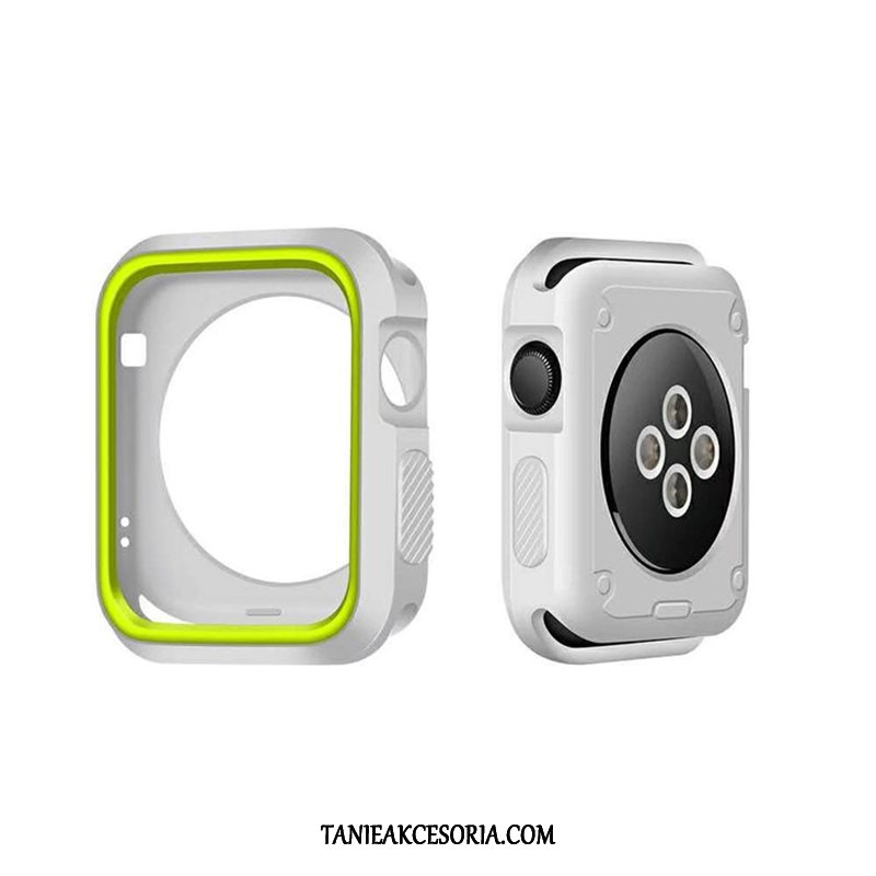Etui Apple Watch Series 4 Silikonowe Granica Anti-fall, Pokrowce Apple Watch Series 4 Ochraniacz Miękki Zielony