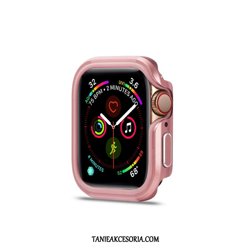 Etui Apple Watch Series 5 Niebieski Granica Metal, Obudowa Apple Watch Series 5 Trudno Ochraniacz Silikonowe