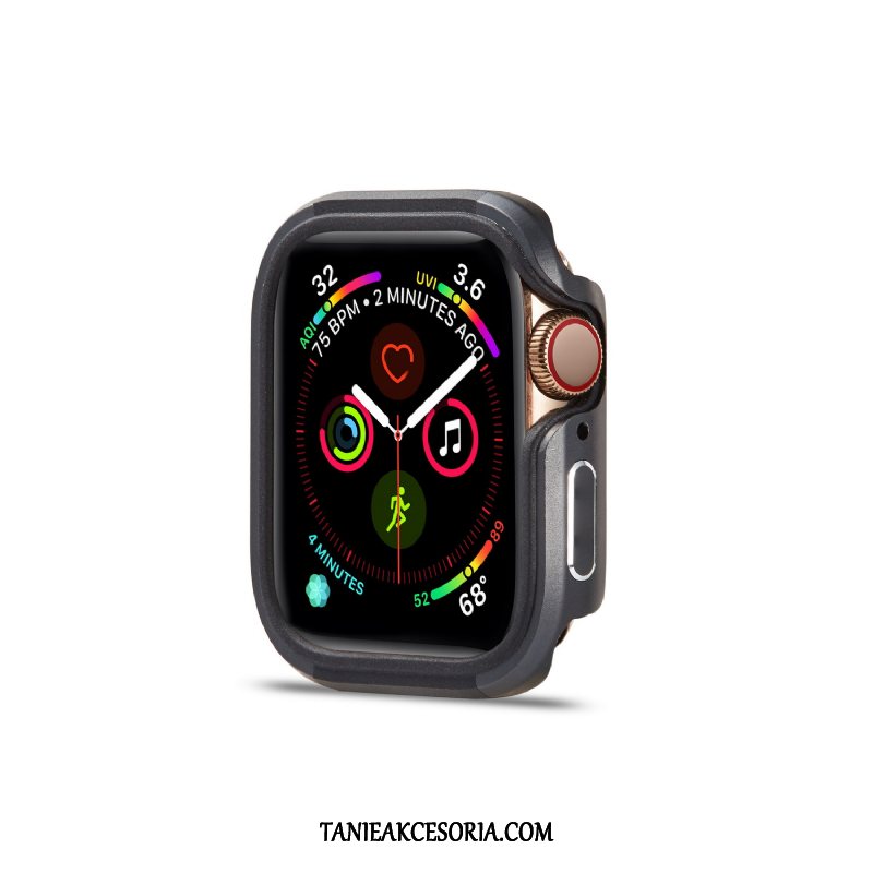 Etui Apple Watch Series 5 Niebieski Granica Metal, Obudowa Apple Watch Series 5 Trudno Ochraniacz Silikonowe