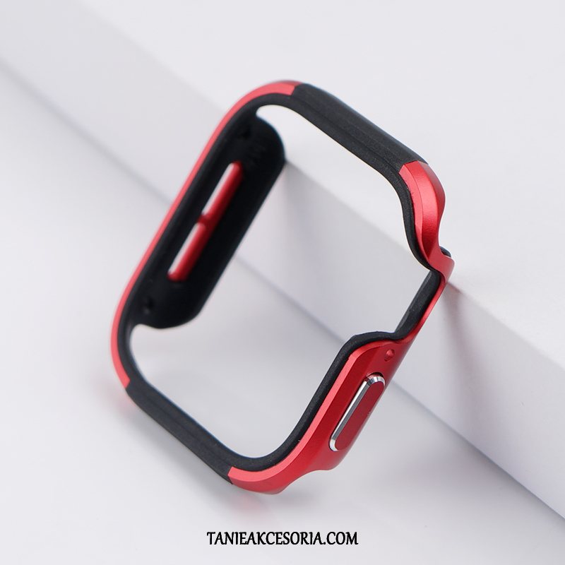 Etui Apple Watch Series 5 Ochraniacz Purpurowy Metal, Obudowa Apple Watch Series 5 Stop Metali