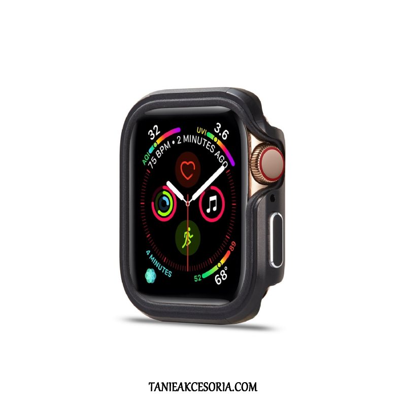 Etui Apple Watch Series 5 Pu Ochraniacz Metal, Futerał Apple Watch Series 5 Stop Metali Granica Nowy