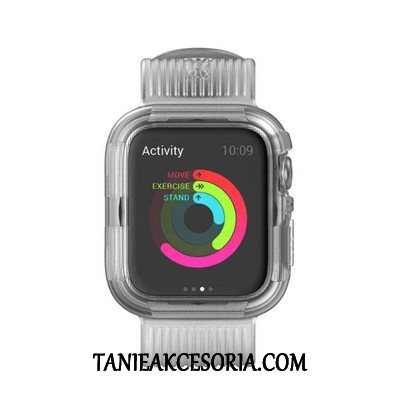 Etui Apple Watch Series 5 Sportowe Różowe Anti-fall, Obudowa Apple Watch Series 5 Ochraniacz Silikonowe Pancerz