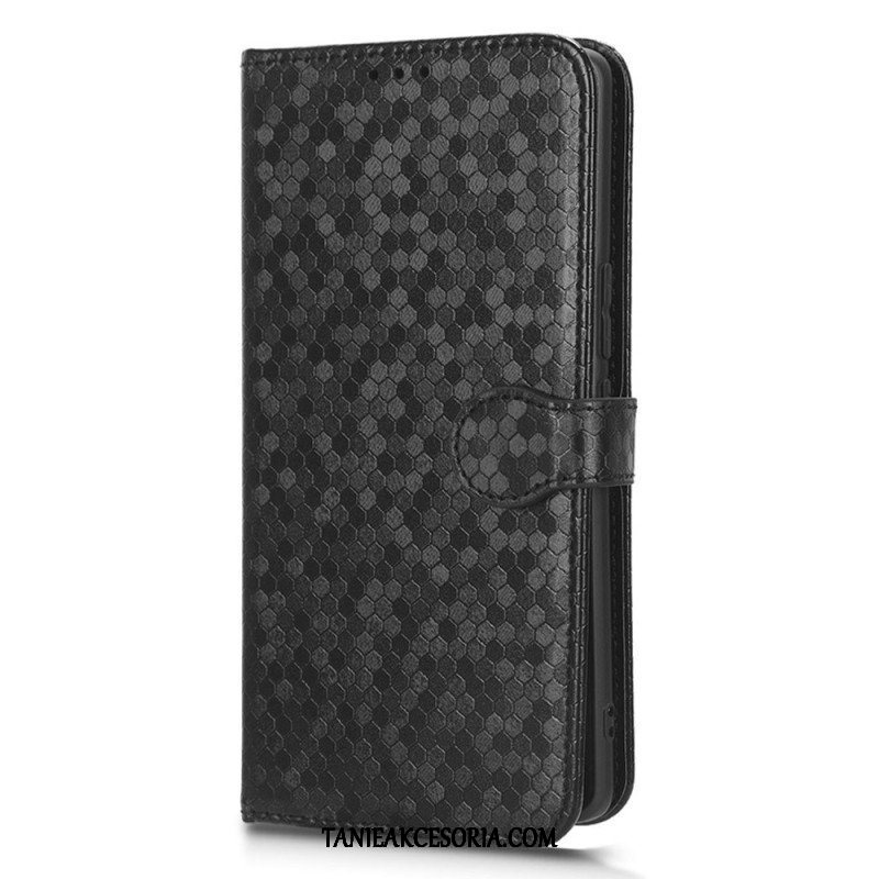 Etui Folio do Honor Magic 5 Lite z Łańcuch Wzór 3d Na Ramiączkach