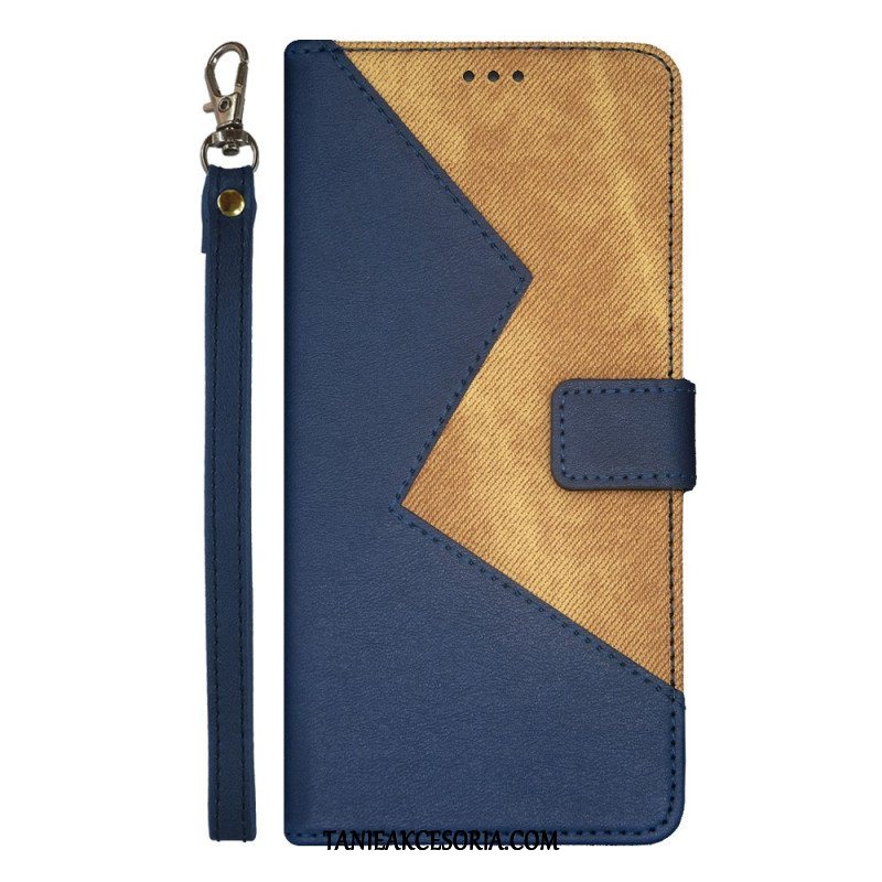 Etui Folio do Motorola Edge 40 Pro Dwukolorowy Idewei