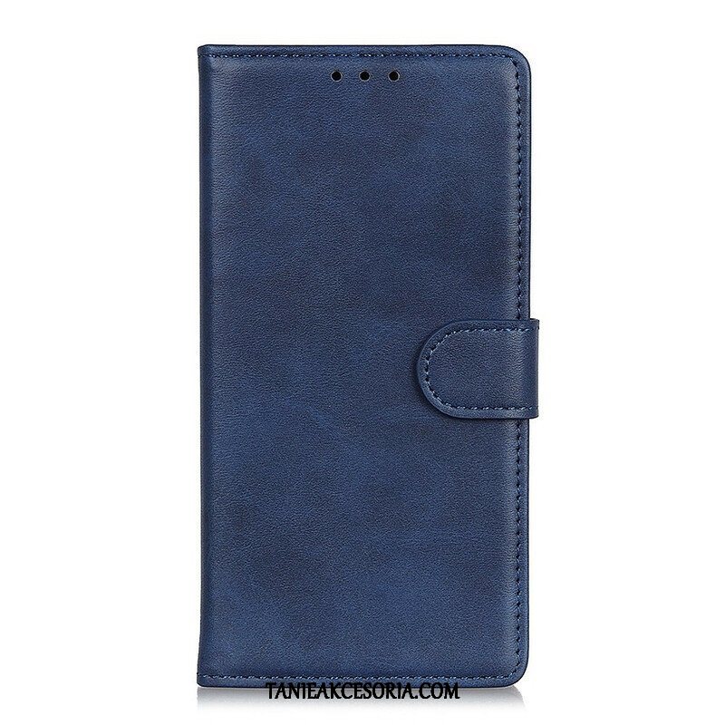 Etui Folio do Oppo Find X3 Pro Efekt Matowej Skóry W Stylu Vintage