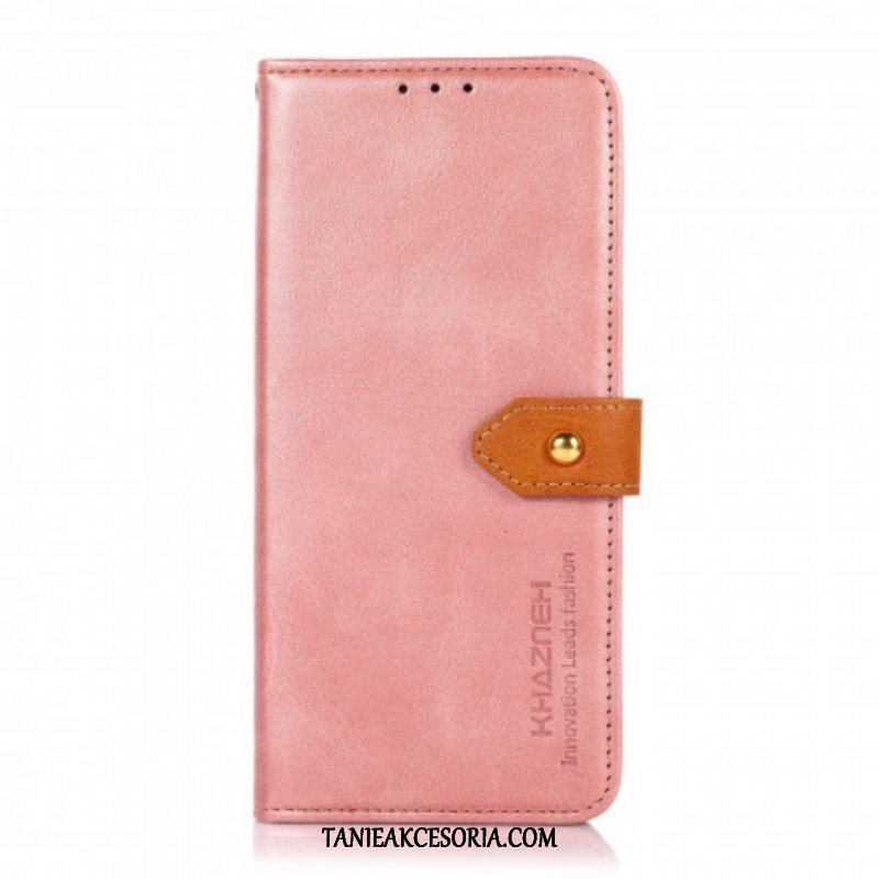 Etui Folio do Oppo Reno 6 5G Z Paskiem Khazneh