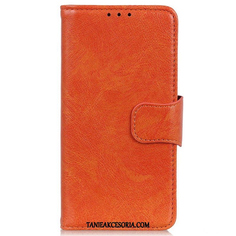 Etui Folio do Poco M4 5G Dwoina Skóry Nappa