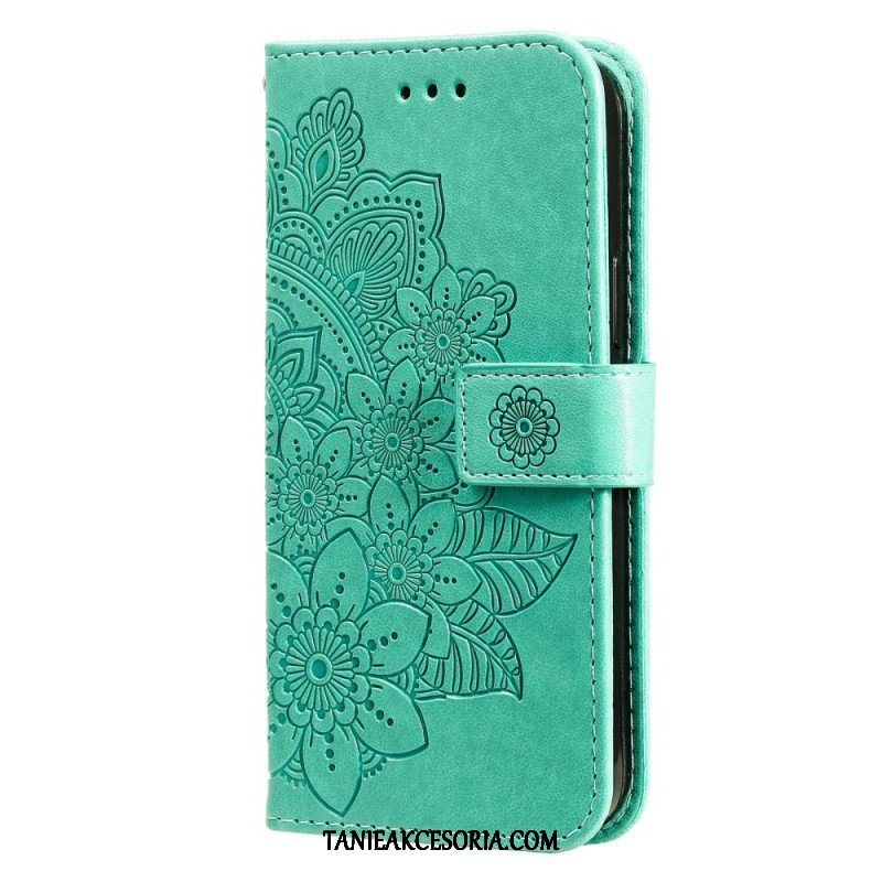 Etui Folio do Poco X4 Pro 5G z Łańcuch Paskowata Mandala