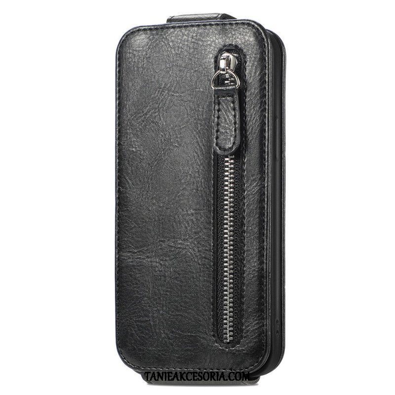 Etui Folio do Samsung Galaxy A54 5G Portfel Skórzany Futerał Pionowe Przerzucanie Z Portfelem