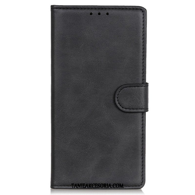 Etui Folio do Samsung Galaxy M33 5G Matowa Sztuczna Skóra