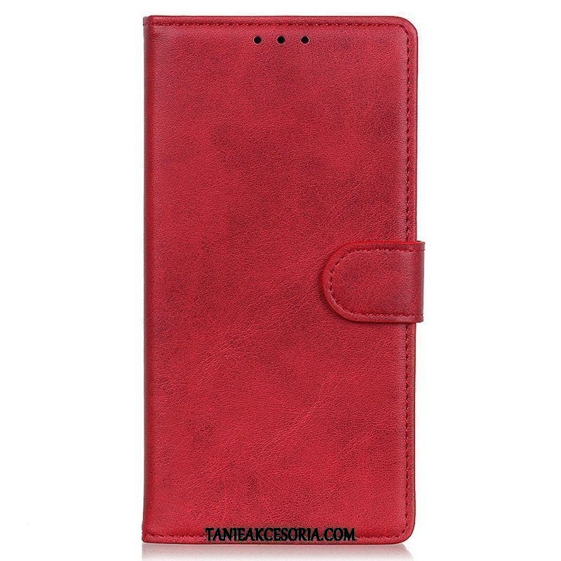 Etui Folio do Samsung Galaxy M33 5G Matowa Sztuczna Skóra