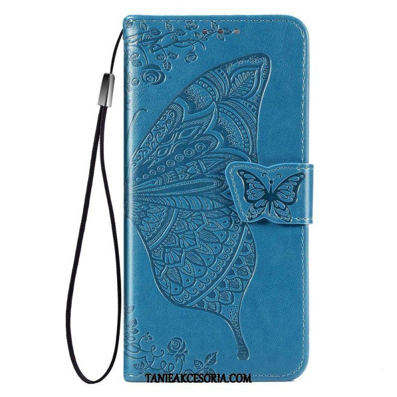 Etui Folio do Samsung Galaxy M53 5G Barokowy Motyl