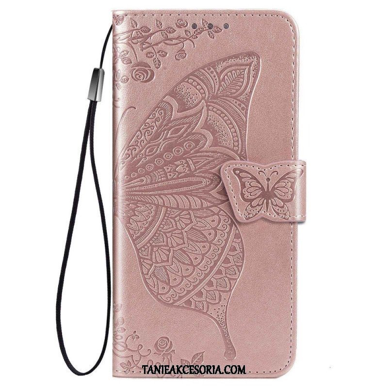 Etui Folio do Samsung Galaxy M53 5G Barokowy Motyl