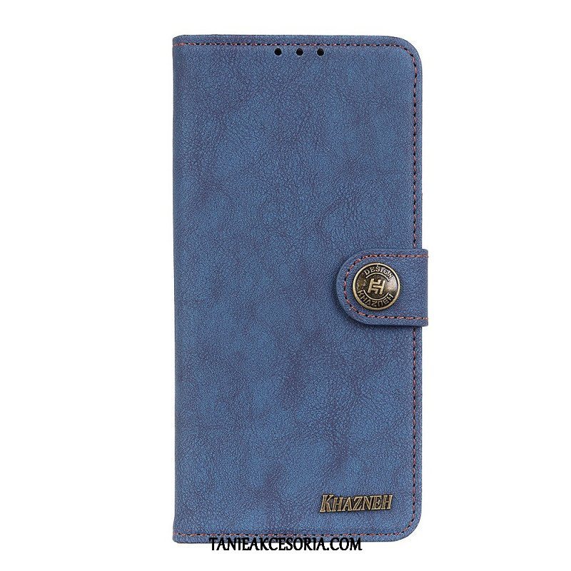 Etui Folio do Samsung Galaxy S22 Plus 5G Dwoina Khazneh W Stylu Retro