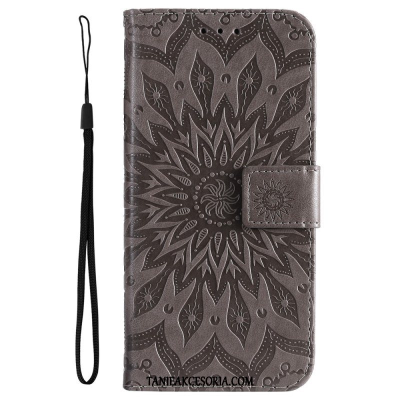 Etui Folio do Vivo Y35 Mandala Sun Ze Smyczą