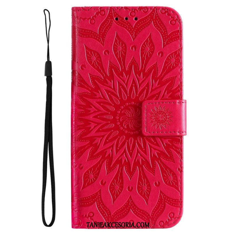 Etui Folio do Vivo Y35 Mandala Sun Ze Smyczą