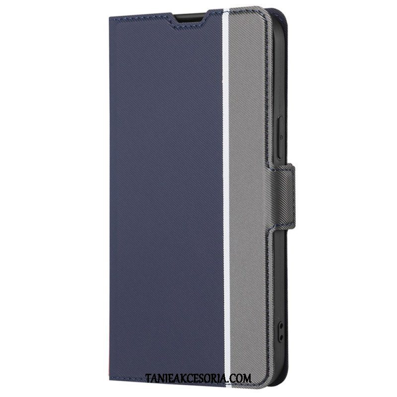 Etui Folio do Xiaomi 12 / 12X Dwukolorowe Podwójne Zapięcie