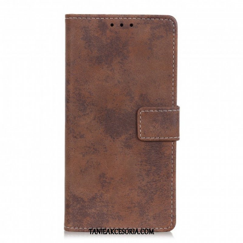 Etui Folio do Xiaomi Redmi Note 10 / 10S Efekt Skóry Vintage