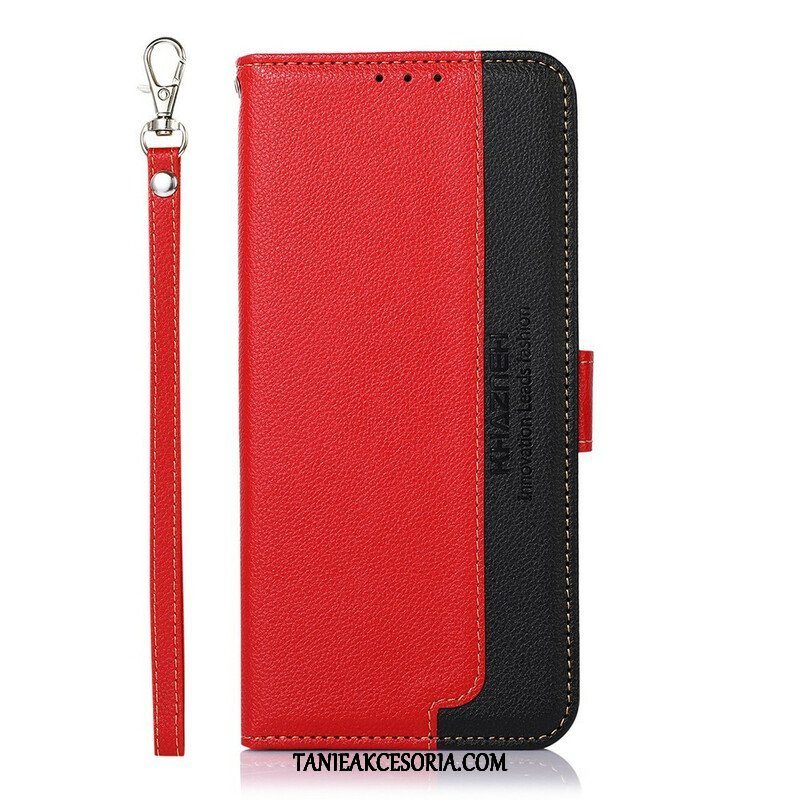 Etui Folio do Xiaomi Redmi Note 10 / 10S Rfid Khazneh W Stylu Liczi