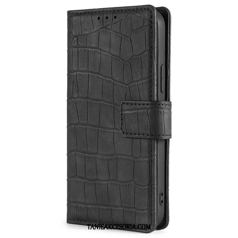 Etui Folio do Xiaomi Redmi Note 12 Pro Plus Krokodyl