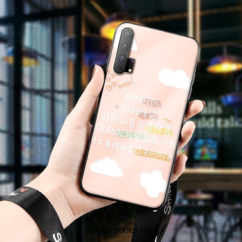 Etui Honor 20 Pro Relief Moda Silikonowe, Obudowa Honor 20 Pro Niebieski Anti-fall Modna Marka