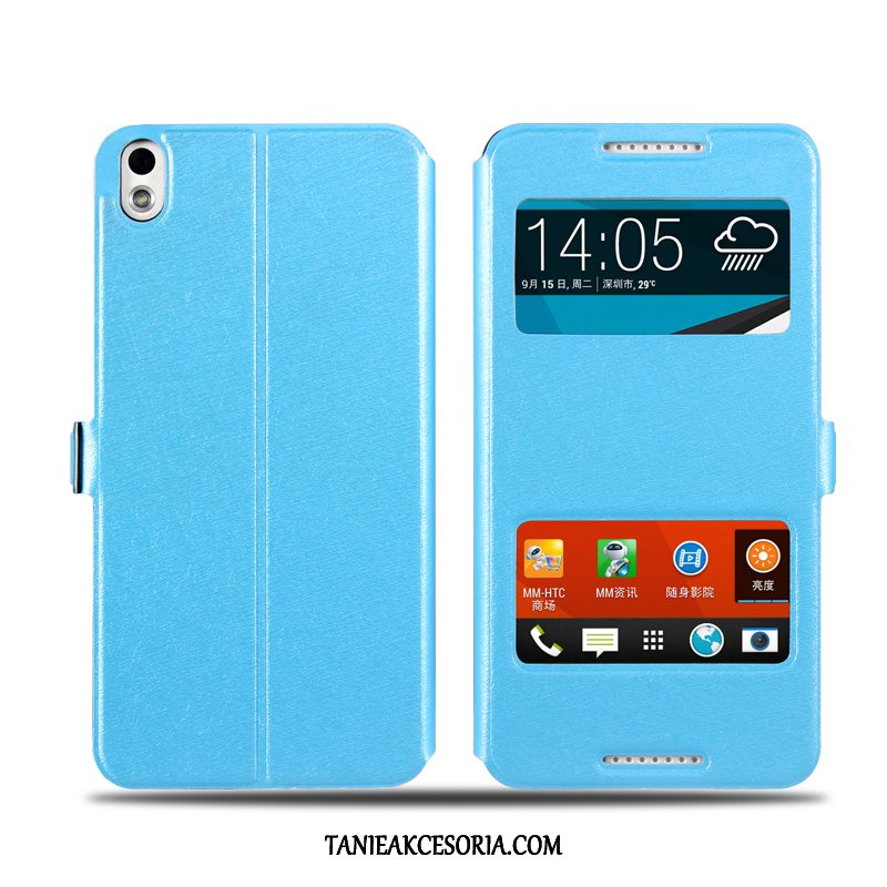 Etui Htc Desire 825 Czarny Telefon Komórkowy Skórzany Futerał, Pokrowce Htc Desire 825 Ochraniacz