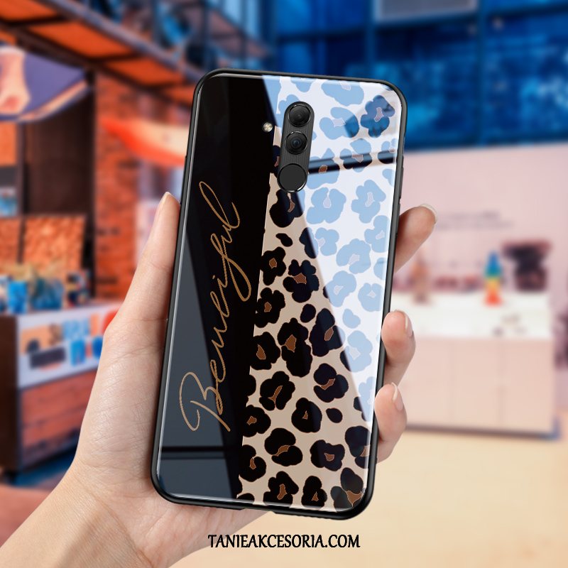 Etui Huawei Mate 20 Lite All Inclusive Telefon Komórkowy Szkło, Pokrowce Huawei Mate 20 Lite Moda Lampart Osobowość