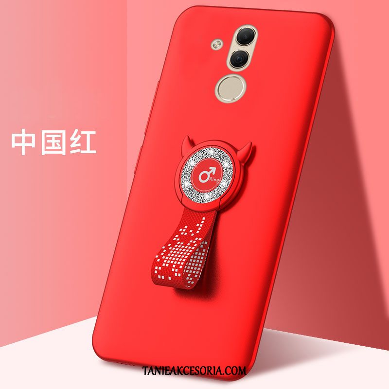Etui Huawei Mate 20 Lite Kreskówka Nubuku Trudno, Futerał Huawei Mate 20 Lite Anti-fall Czarny Proste