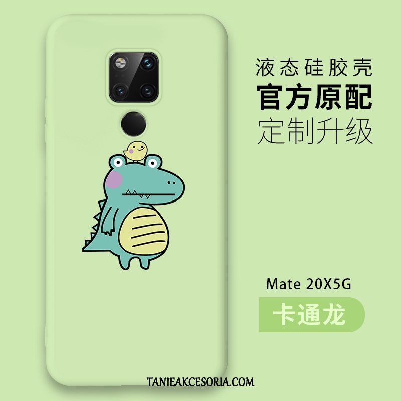 Etui Huawei Mate 20 X (5g) Kreskówka Kreatywne Zakochani, Obudowa Huawei Mate 20 X (5g) Ochraniacz Proste Zielony