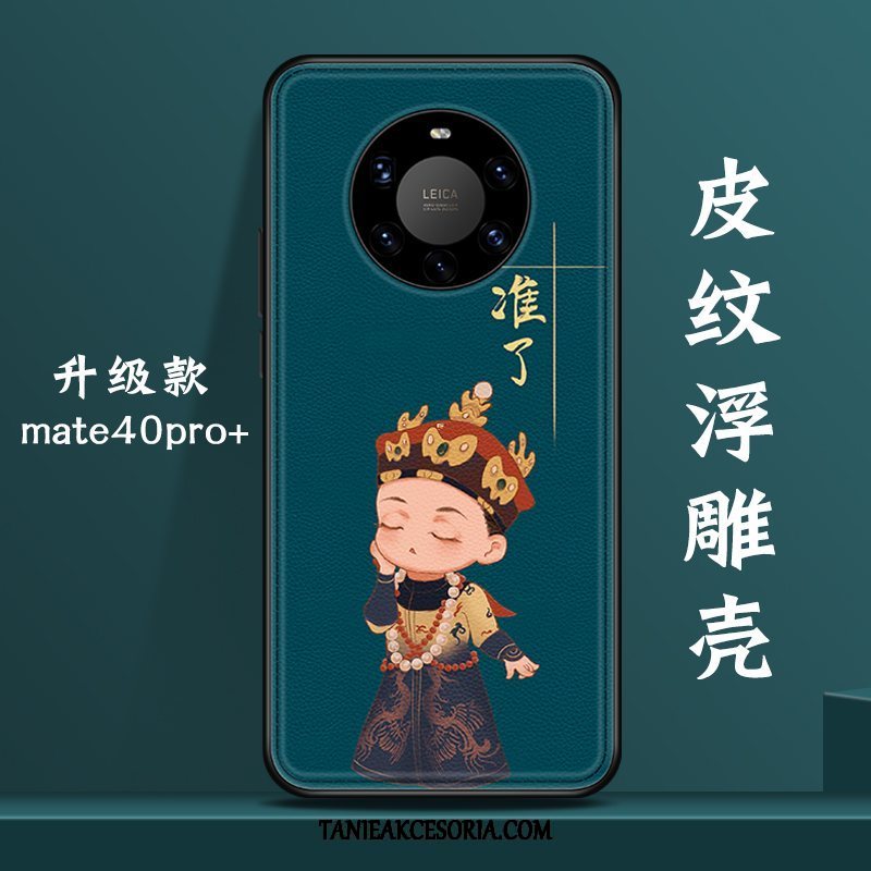 Etui Huawei Mate 40 Pro+ Nowy All Inclusive Oryginalny, Futerał Huawei Mate 40 Pro+ Osobowość Wiatr Zielony