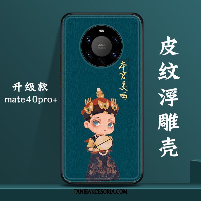 Etui Huawei Mate 40 Pro+ Nowy All Inclusive Oryginalny, Futerał Huawei Mate 40 Pro+ Osobowość Wiatr Zielony