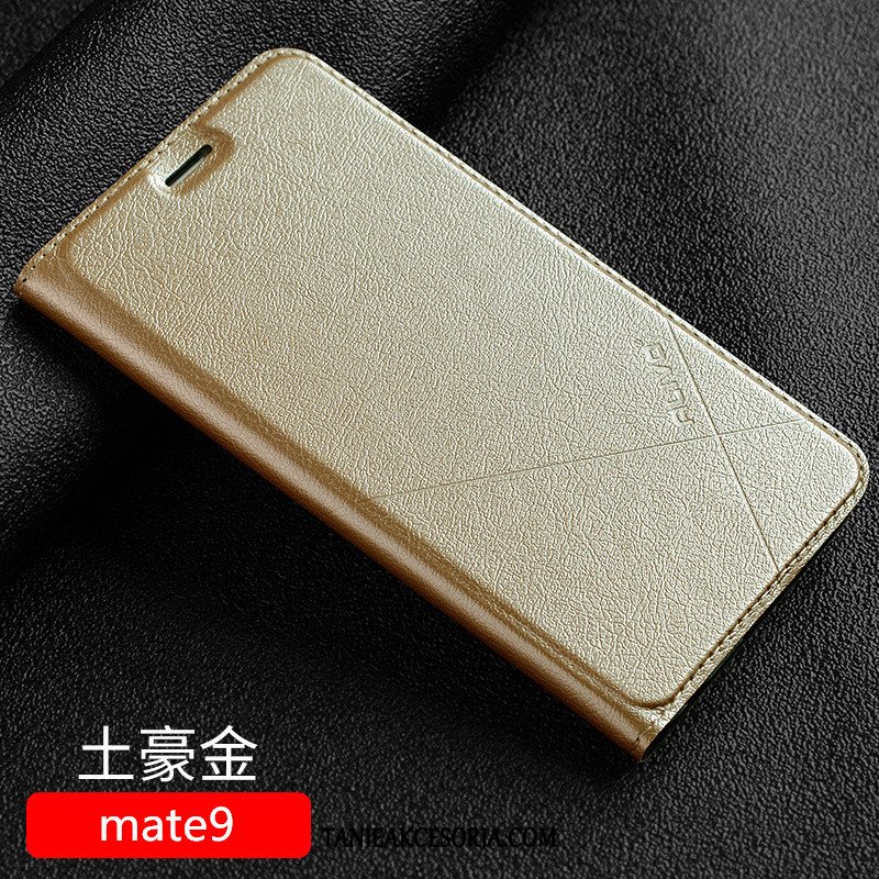 Etui Huawei Mate 9 Ochraniacz Klapa Skórzany, Futerał Huawei Mate 9 All Inclusive Anti-fall Czarny