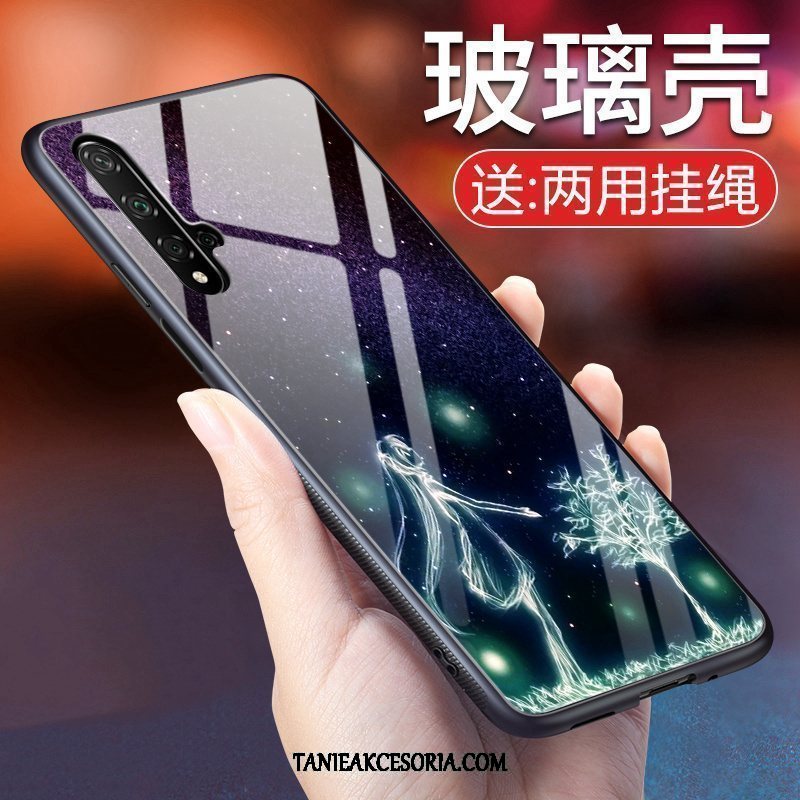 Etui Huawei Nova 5t Kreatywne Osobowość Miękki, Obudowa Huawei Nova 5t Jasny Wiatr Purpurowy