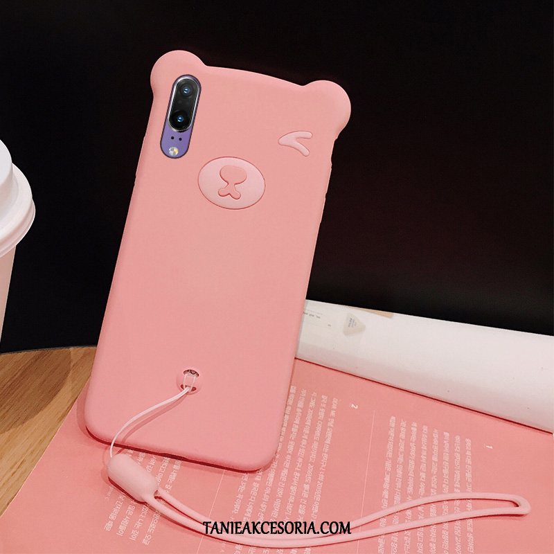 Etui Huawei P20 Osobowość Piękny Różowe, Futerał Huawei P20 Silikonowe Czerwony Netto Telefon Komórkowy