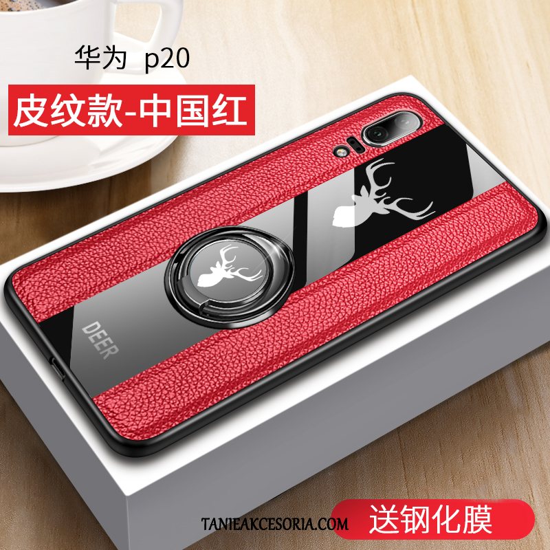 Etui Huawei P20 Telefon Komórkowy Modna Marka Ring, Obudowa Huawei P20 Ochraniacz Anti-fall Wspornik