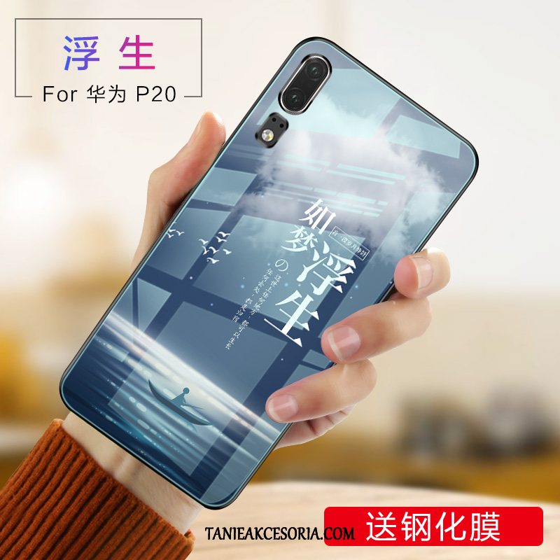 Etui Huawei P20 Telefon Komórkowy Ochraniacz Szkło, Futerał Huawei P20 Anti-fall Purpurowy Silikonowe