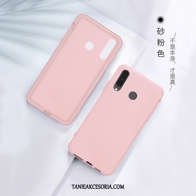 Etui Huawei P30 Lite Telefon Komórkowy Młodzież Tendencja, Pokrowce Huawei P30 Lite Jednolity Kolor Różowe Miękki