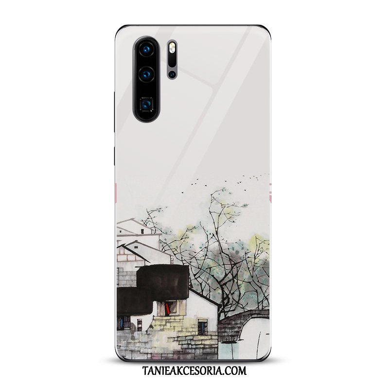 Etui Huawei P30 Pro Chiński Styl Atrament All Inclusive, Obudowa Huawei P30 Pro Młodzież Biały Lustro