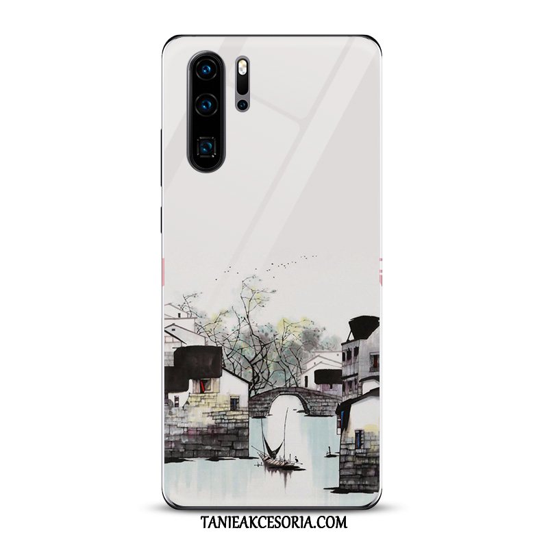 Etui Huawei P30 Pro Chiński Styl Atrament All Inclusive, Obudowa Huawei P30 Pro Młodzież Biały Lustro