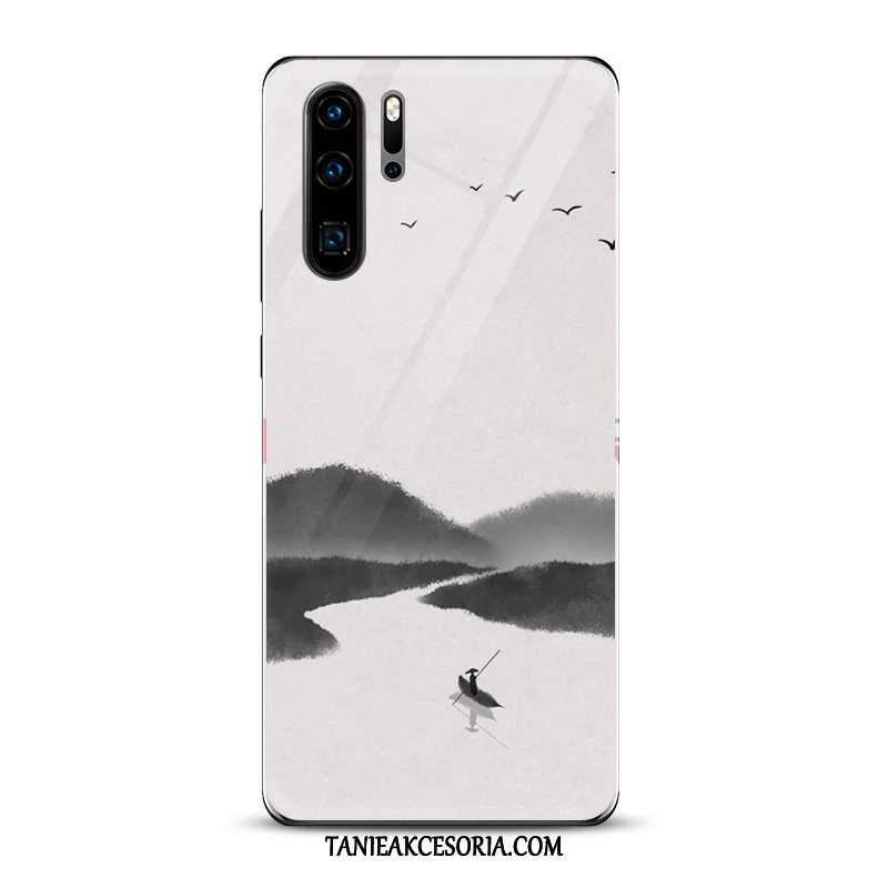 Etui Huawei P30 Pro Chiński Styl Atrament All Inclusive, Obudowa Huawei P30 Pro Młodzież Biały Lustro