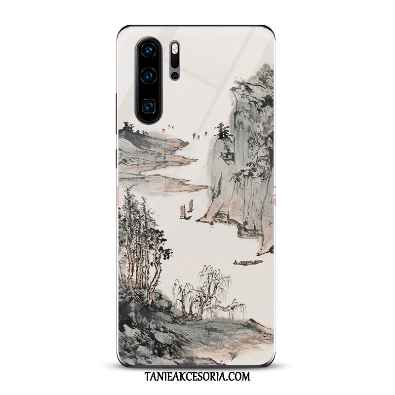 Etui Huawei P30 Pro Chiński Styl Atrament All Inclusive, Obudowa Huawei P30 Pro Młodzież Biały Lustro