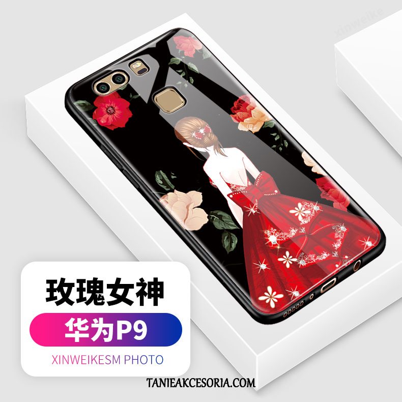 Etui Huawei P9 Osobowość Różowe Telefon Komórkowy, Futerał Huawei P9 Piękny Szkło Kreatywne