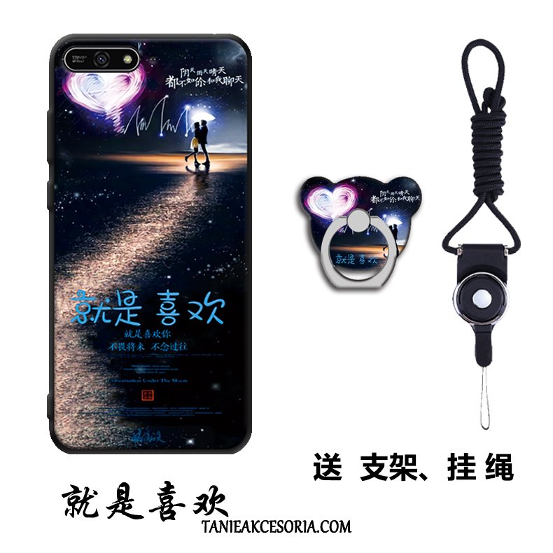 Etui Huawei Y6 2018 Telefon Komórkowy Niebieski Miękki, Pokrowce Huawei Y6 2018