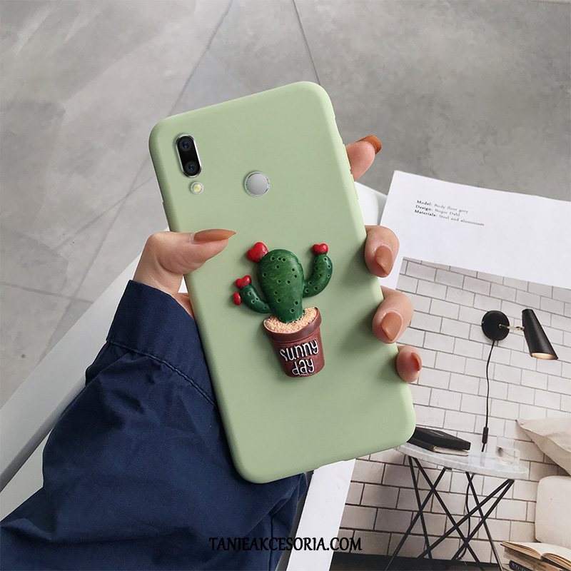 Etui Huawei Y7 2019 Ochraniacz Telefon Komórkowy Proste, Futerał Huawei Y7 2019 Świeży Miękki Zielony