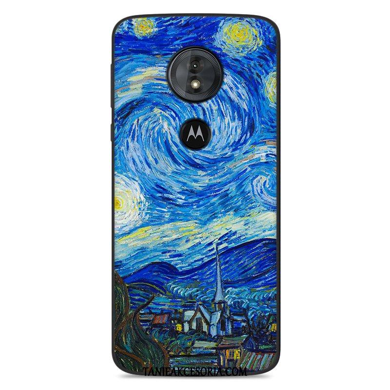 Etui Moto E5 Play Miękki Silikonowe Kreatywne, Futerał Moto E5 Play All Inclusive Anti-fall Czerwony