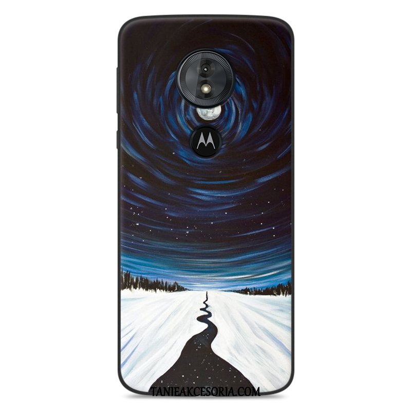 Etui Moto E5 Silikonowe Świeży Biały, Obudowa Moto E5 Ochraniacz Telefon Komórkowy Kreskówka