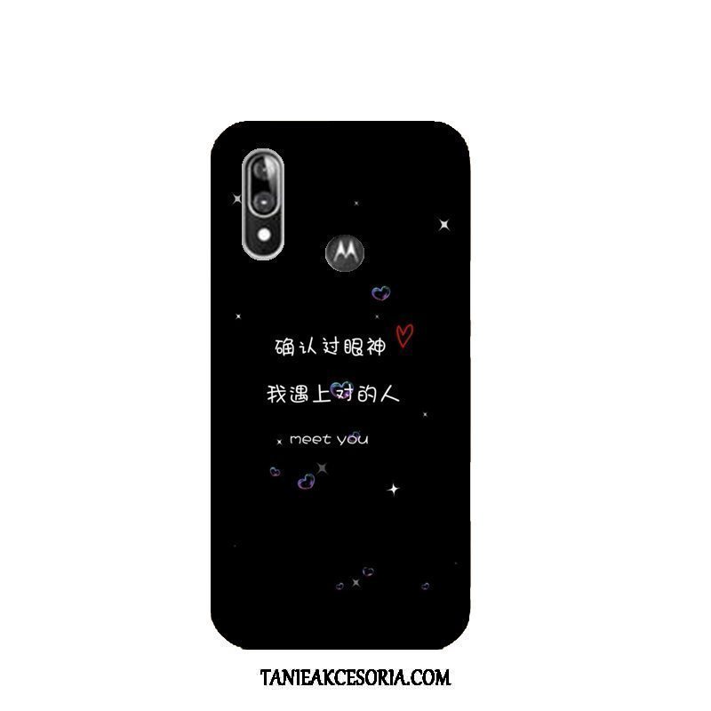 Etui Moto E6 Plus Czerwony Osobowość Silikonowe, Obudowa Moto E6 Plus Miękki Telefon Komórkowy Kreskówka